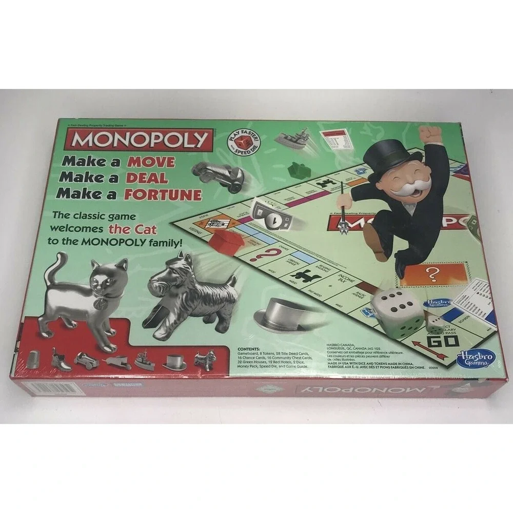 Hasbro Monopoly Game - Welcome to the Cat - New‎ - sealed in package